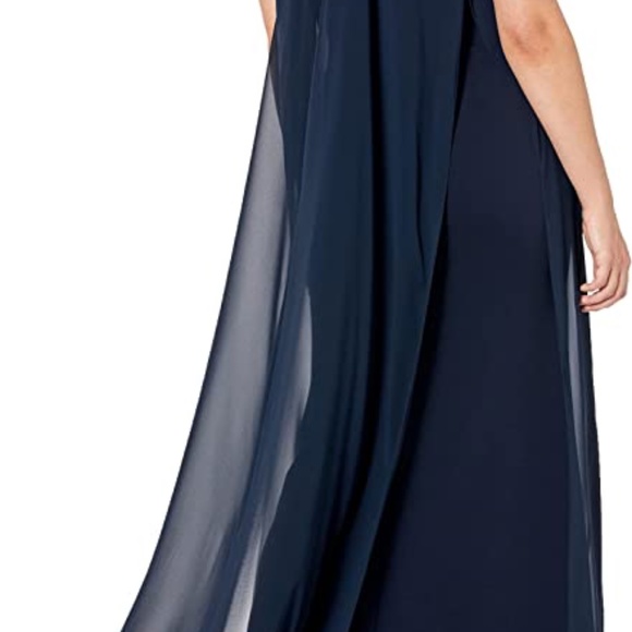 Hot carmen marc valvo infusion crepe evening gown Store
